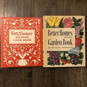 Betty Crocker Picture Book & Better Homes & Gardens Manual Book - Vintage